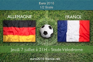 Allemagne-France, demi-finale de l'Euro
