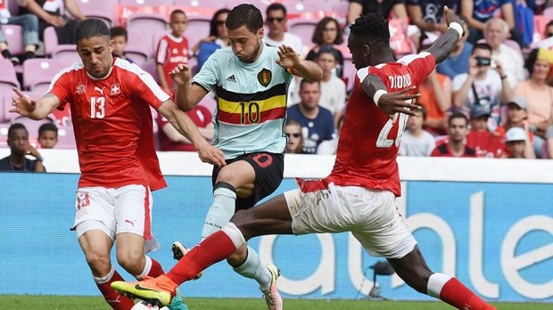 Eden Hazard n'a pas été décisif lors de la victoire de la Belgique contre le Suisse