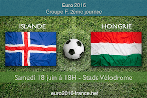 Hongrie/Islande dans le groupe F