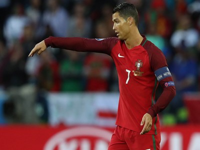Cristiano Ronaldo et le Portugal face à la Hongrie