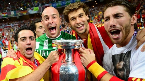 victoire espagne euro 2012 doublé