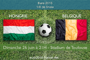 Prono Hongrie-Belgique, 1/8e de finale de l'Euro 2016