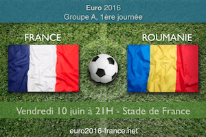 France-Roumanie, match d'ouverture de l'Euro
