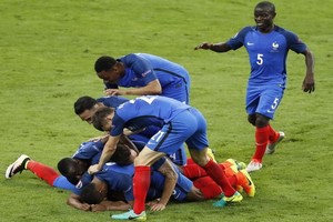 L'équipe de France - Roumanie
