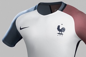 Maillot blanc Nike des français à lEuro 2016