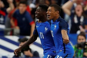 Ousmane Dembélé et Kylian Mbappé, le futur des Bleus