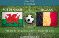 Meilleures cotes et pronostic pour Pays de Galles-Belgique, quart de finale de l'Euro 2016 - le 01 juillet à 21h à Lille