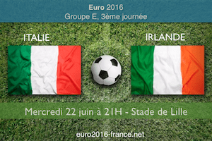 Prono Irlande-Italie (Groupe E)