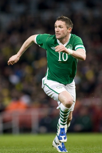 L'attaquant de l'Irlande Robbie Keane