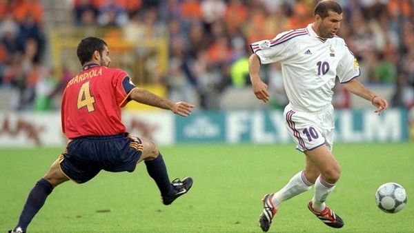 Zidane meilleur joueur euro foot