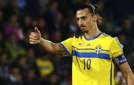 Zlatan Ibrahimovic sera le leader de l'équipe de Suède lors de l'Euro 2016